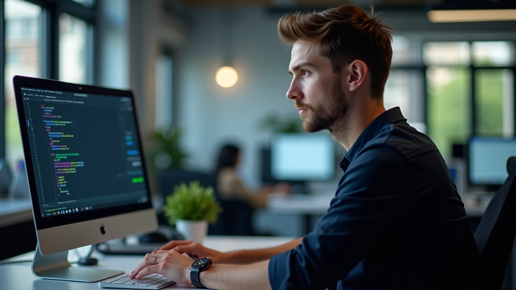 Vývojář pracuje na implementaci časovače čekání v textovém editoru s kódem