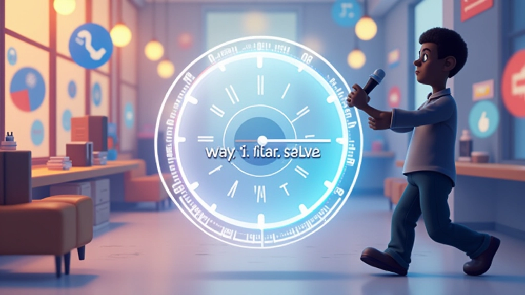 Zobrazení času čekání na webové stránce s moderním designem ukazatele průběhu